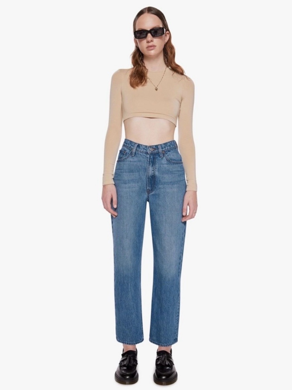 Mother SNACKS! High Waisted Double Stack Ankle Jeans Delicious Memories Size 28